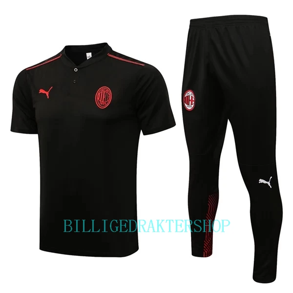 AC Milan Trenings Polo 2022-23 Svart