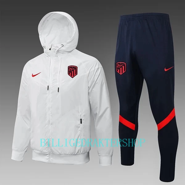 Atlético Madrid Trenings Windrunner Set 2022-23 Hvit