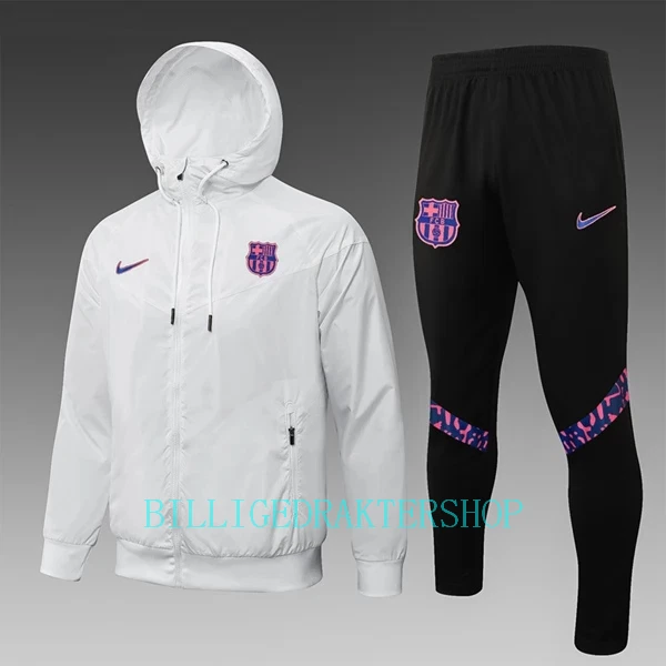 FC Barcelona Trenings Windrunner Set 2022-23 Hvit