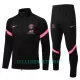 Paris Saint-Germain Treningsjakkedresser Barn 2022-23 Svart-Rosa