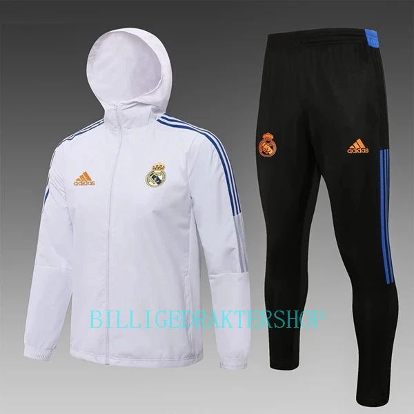 Real Madrid Trenings Windrunner Set 2022-23 Hvit