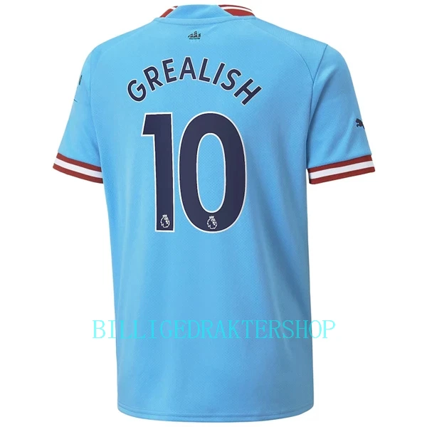 Manchester City Jack Grealish 10 Hjemmetrøye 2022-23