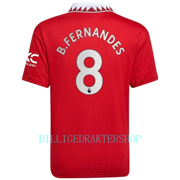 Manchester United Bruno Fernandes 8 Hjemmetrøye 2022-23