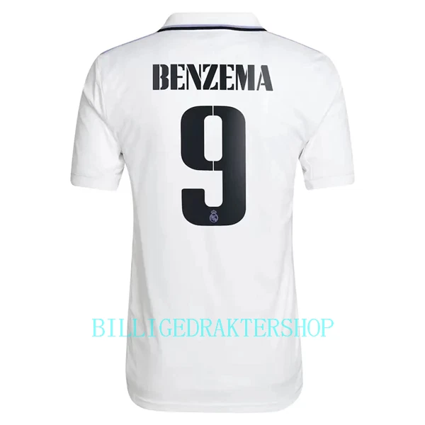 Real Madrid Karim Benzema 9 Hjemmetrøye 2022-23