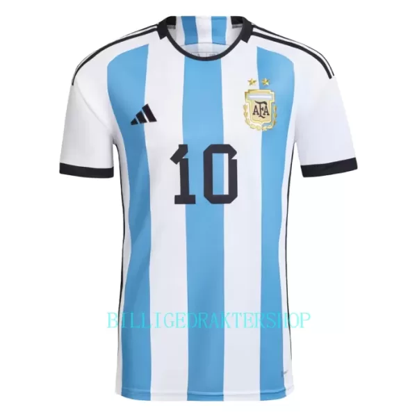 Argentina Lionel Messi 10 Hjemmetrøye VM 2022