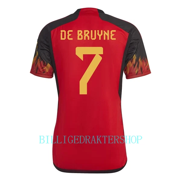 Belgia Kevin De Bruyne 7 Hjemmetrøye VM 2022