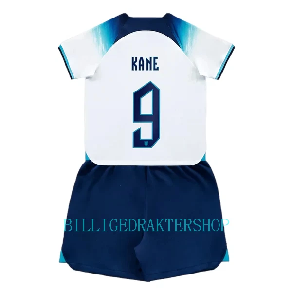 England Harry Kane 9 Hjemmetrøye Barn VM 2022