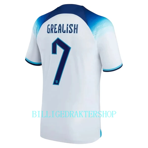 England Jack Grealish 7 Hjemmetrøye VM 2022