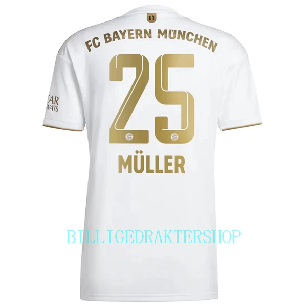 FC Bayern München Thomas Müller 25 Bortetrøye 2022-23