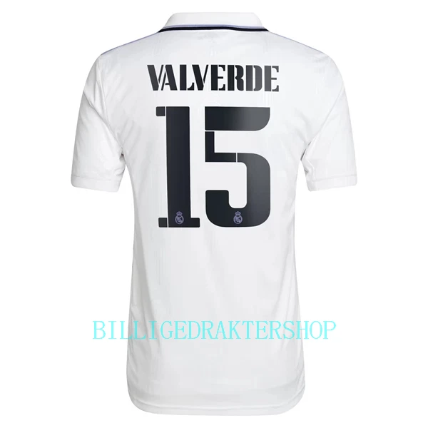 Real Madrid Federico Valverde 15 Hjemmetrøye 2022-23