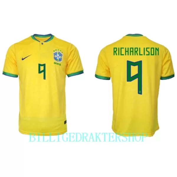 Brasil Richarlison de Andrade 9 Hjemmetrøye VM 2022