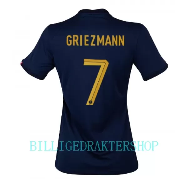 Frankrike Antoine Griezmann 7 Hjemmetrøye Dame VM 2022