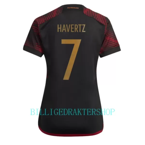 Tyskland Kai Havertz 7 Bortetrøye Dame VM 2022