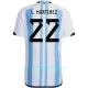 Argentina L. MARTINEZ 22 Hjemmetrøye VM 2022