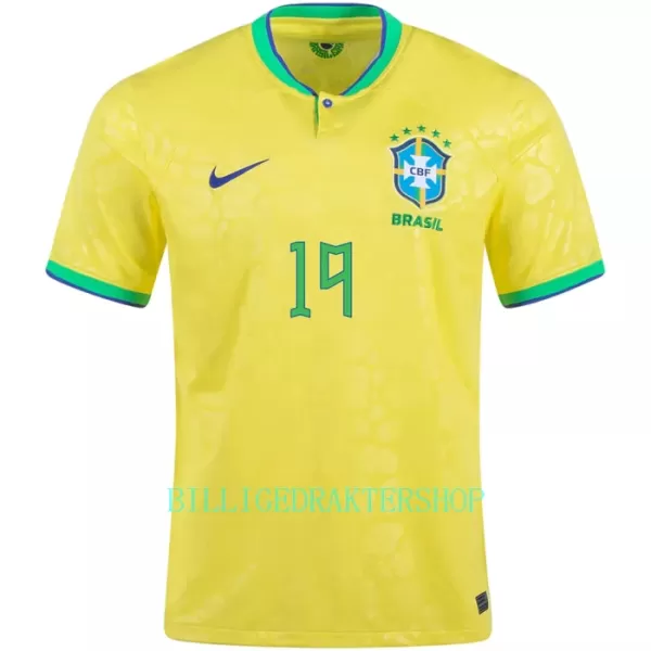 Brasil G. JESUS 19 Hjemmetrøye VM 2022