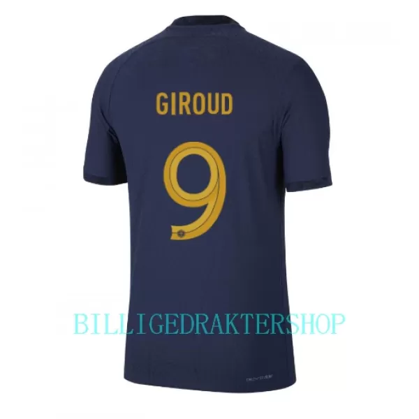 Frankrike Olivier Giroud 9 Hjemmetrøye VM 2022