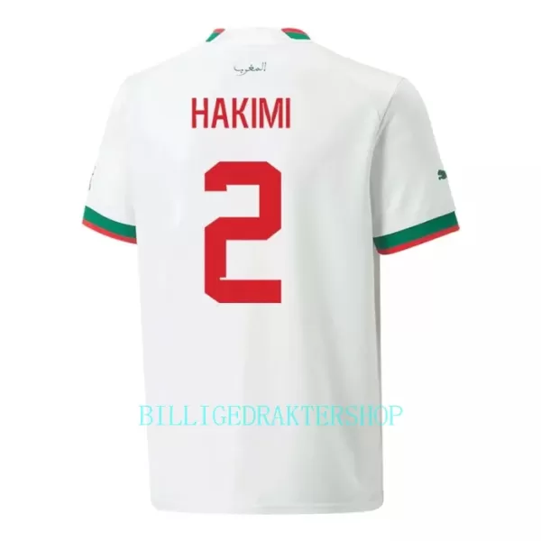 Marokko Achraf Hakimi 2 Bortetrøye VM 2022