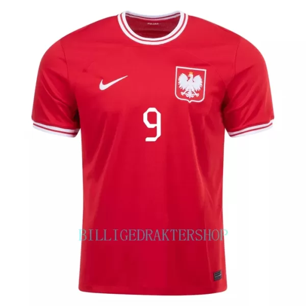 Polen Robert Lewandowski 9 Bortetrøye VM 2022