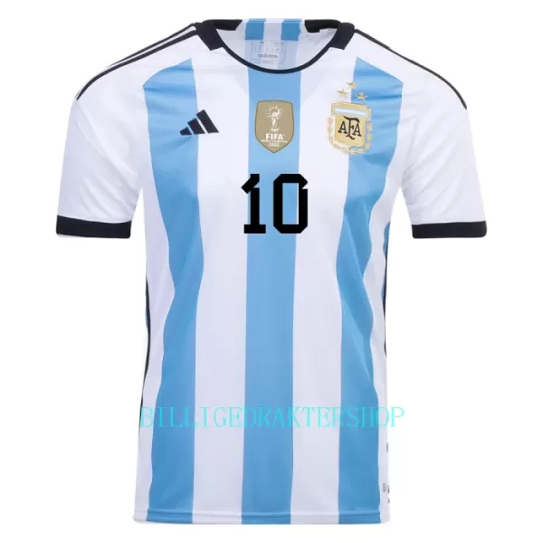 Argentina 3 Star MARADONA 10 Hjemmetrøye VM 2022