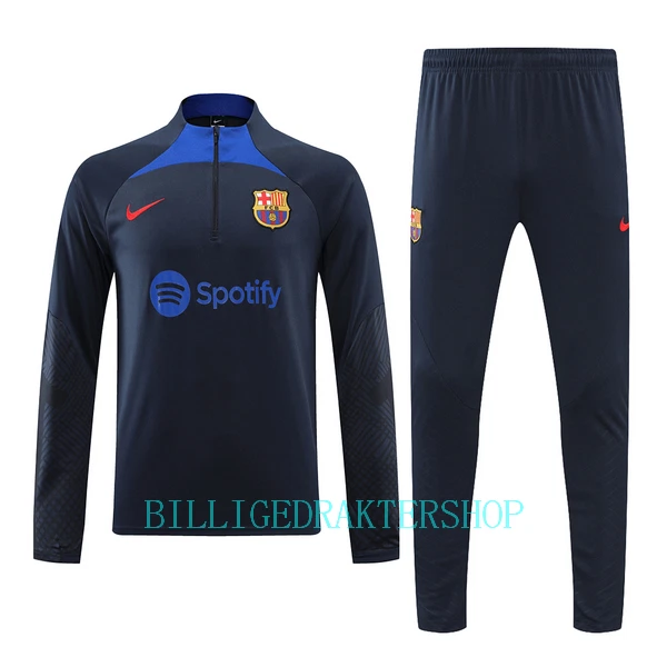 Barcelona Trenings Collegegenser 2022-23 Navy