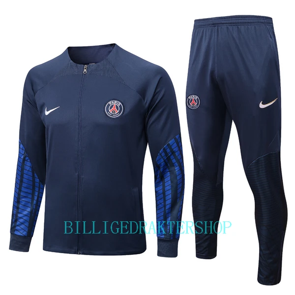 Paris Saint-Germain Trenings Collegegenser Set Barn 2022-23 Navy