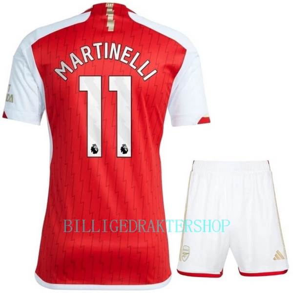 Arsenal Martinelli 11 Hjemmetrøye Barn 2023/2024