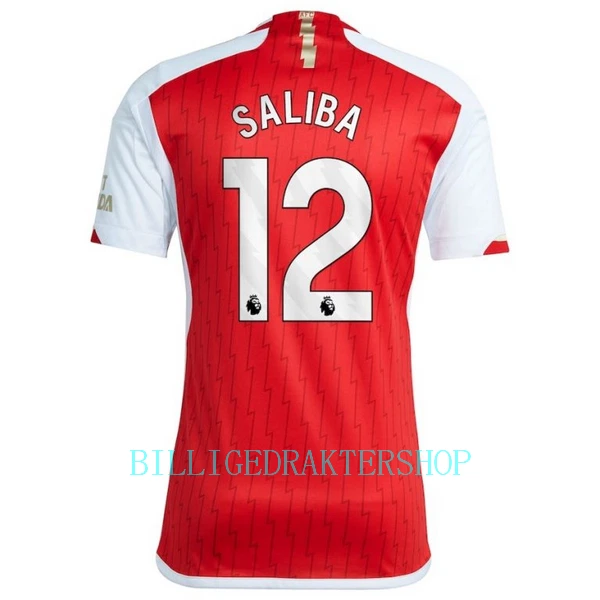 Arsenal Saliba 12 Hjemmetrøye 2023/2024