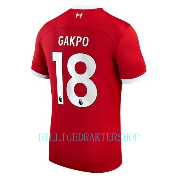 Liverpool Cody Gakpo 18 Hjemmetrøye 2023/2024