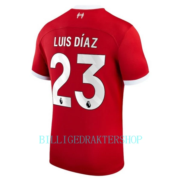 Liverpool Luis Díaz 23 Hjemmetrøye 2023/2024