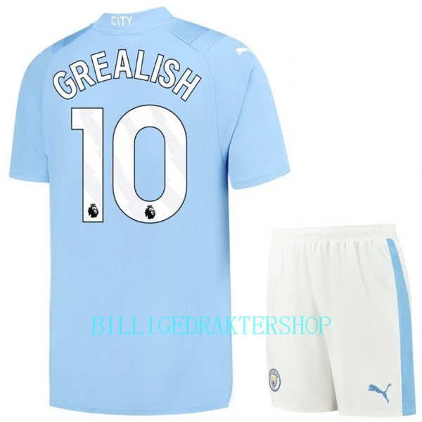 Manchester City Jack Grealish 10 Hjemmetrøye Barn 2023/2024