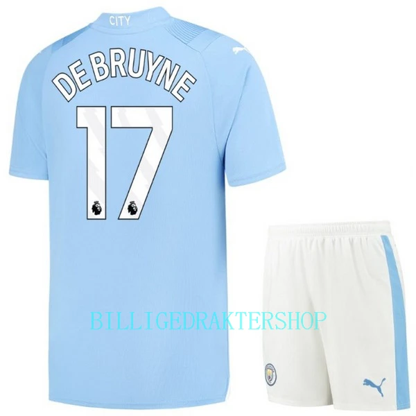 Manchester City K. Kevin De Bruyne 17 Hjemmetrøye Barn 2023/2024