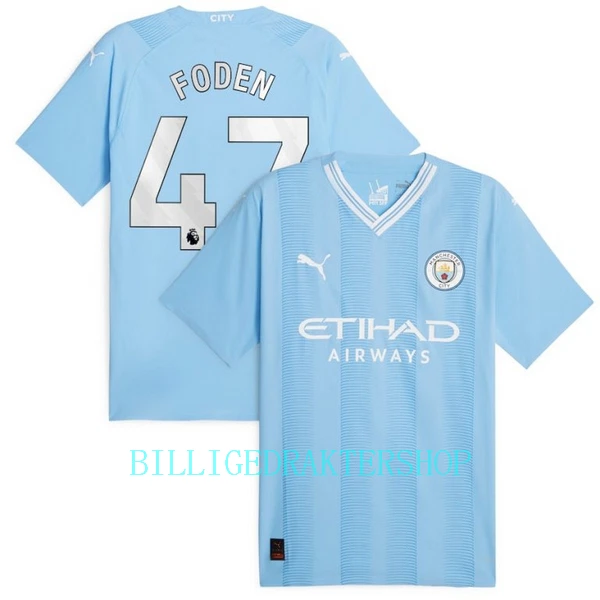 Manchester City Phil Foden 47 Hjemmetrøye 2023/2024