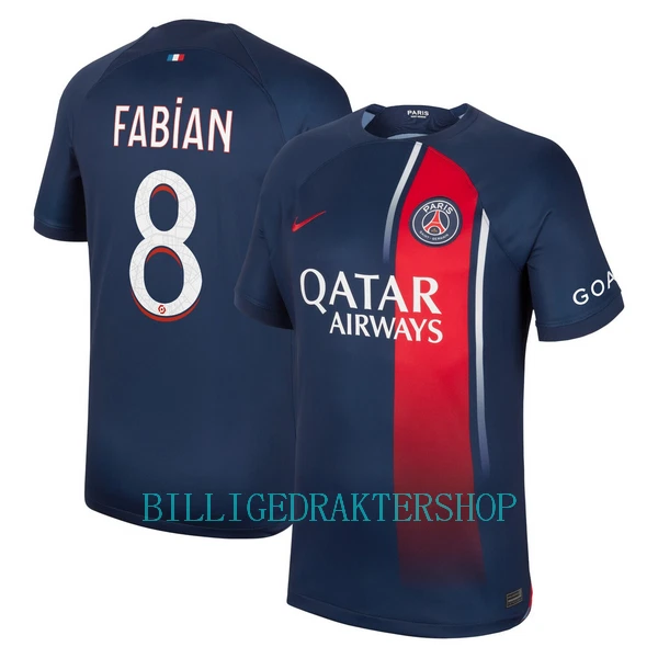 Paris Saint-Germain Fabian 8 Hjemmetrøye 2023/2024