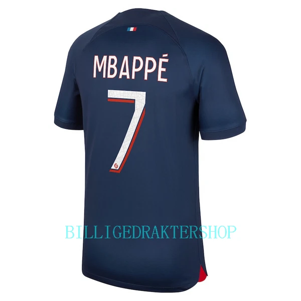 Paris Saint-Germain Kylian Mbappé 7 Hjemmetrøye 2023/2024