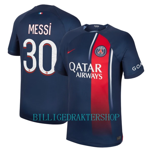 Paris Saint-Germain Lionel Messi 30 Hjemmetrøye 2023/2024