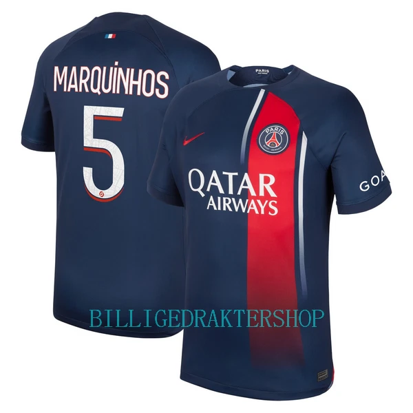 Paris Saint-Germain Marquinhos 5 Hjemmetrøye 2023/2024