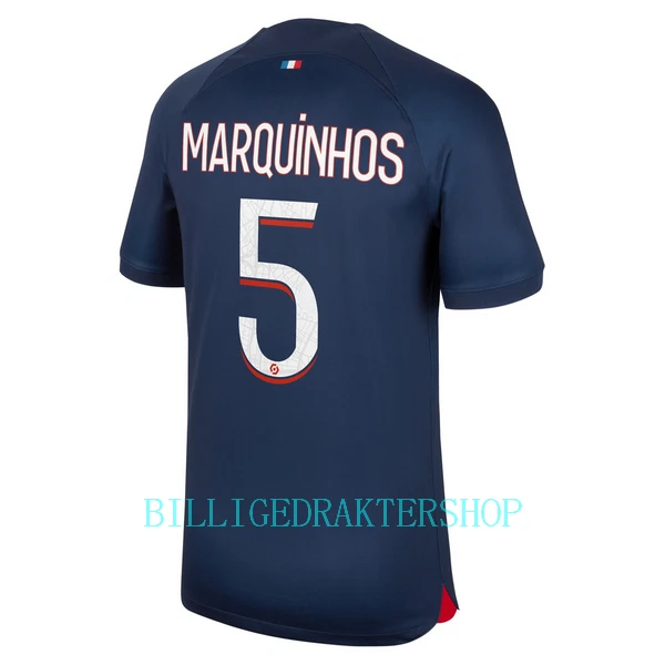 Paris Saint-Germain Marquinhos 5 Hjemmetrøye 2023/2024