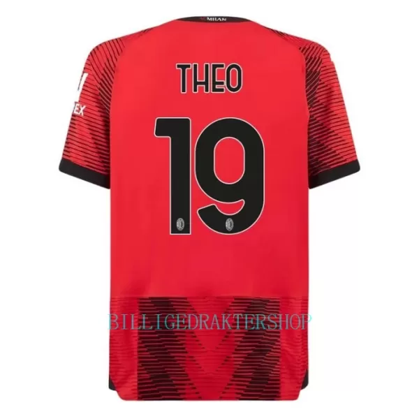 AC Milan Theo Hernández 19 Hjemmetrøye 2023/2024