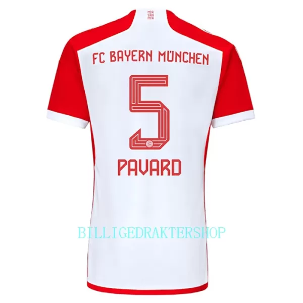 Bayern München Benjamin Pavard 5 Hjemmetrøye Barn 2023/2024