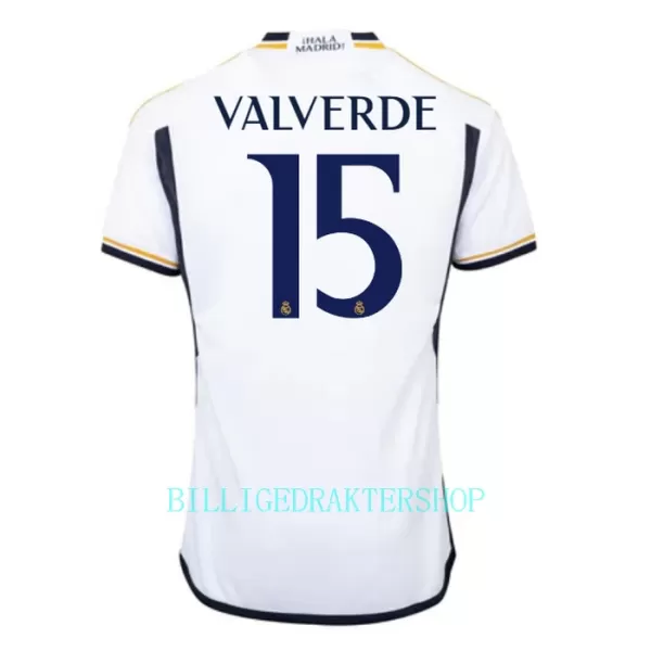 Real Madrid Federico Valverde 15 Hjemmetrøye 2023/2024