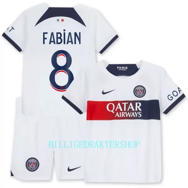 Paris Saint-Germain Fabian 8 Bortetrøye Barn 2023/2024