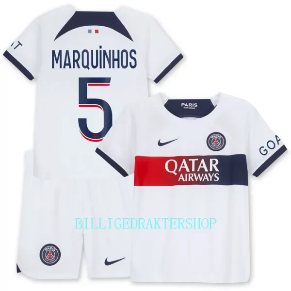 Paris Saint-Germain Marquinhos 5 Bortetrøye Barn 2023/2024