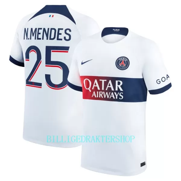 Paris Saint-Germain N.Mendes 25 Bortetrøye 2023/2024