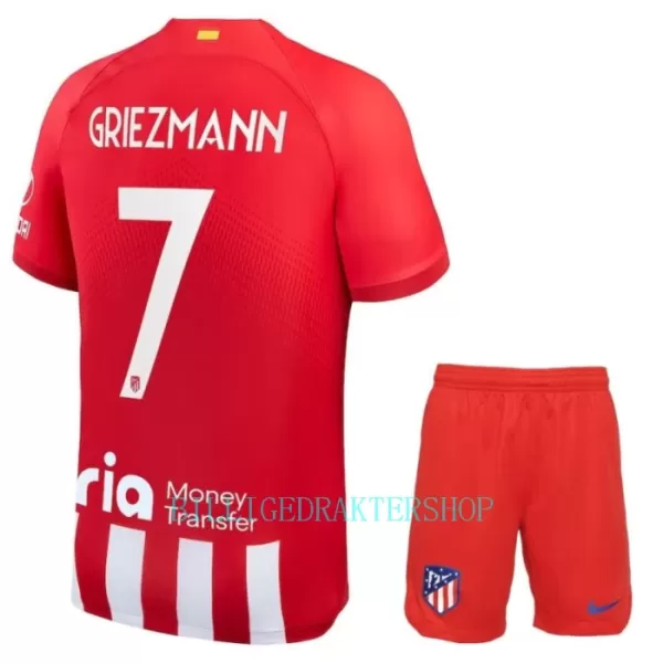 Atlético Madrid Antoine Griezmann 7 Hjemmetrøye Barn 2023/2024