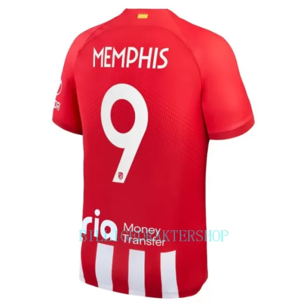 Atlético Madrid Memphis 9 Hjemmetrøye Barn 2023/2024