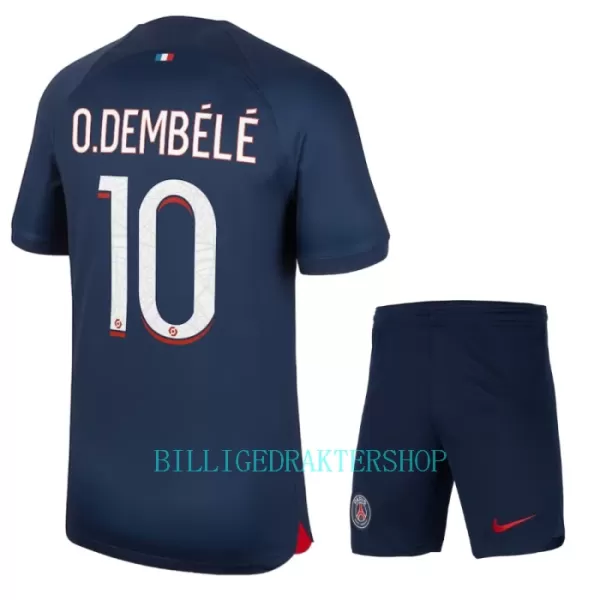 Paris Saint-Germain Ousmane Dembélé 10 Hjemmetrøye Barn 2023/2024