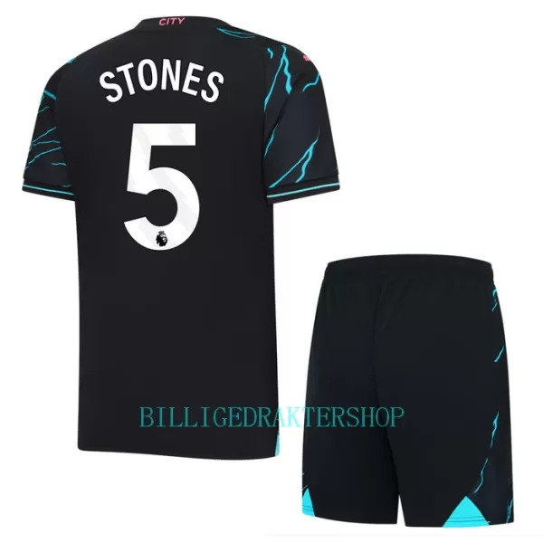 Manchester City John Stones 5 Tredjetrøye Barn 2023/2024