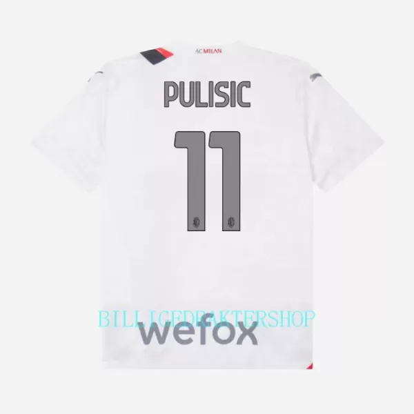 AC Milan Christian Pulišić 11 Bortetrøye Barn 2023/2024