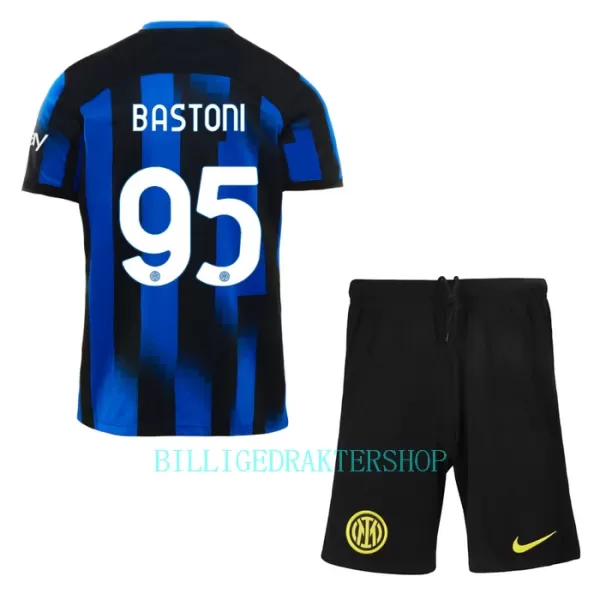 Inter Milan Bastoni 95 Hjemmetrøye Barn 2023/2024