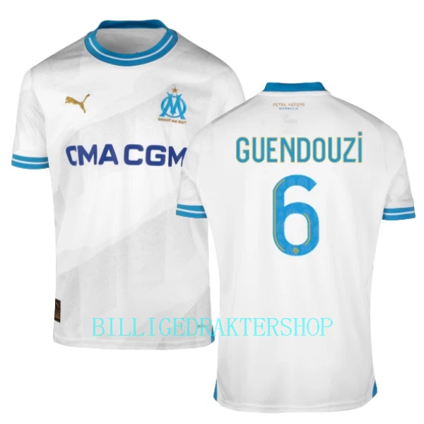 Olympique de Marseille GUENDOUZI 6 Hjemmetrøye 2023/2024